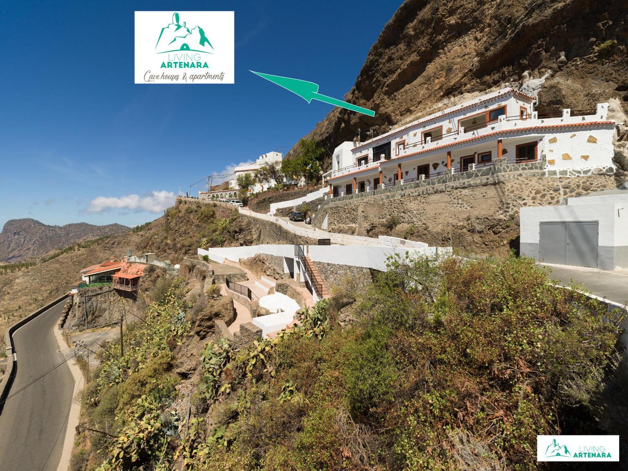 Living - Cave House & Terrace Adults Only Appartement Artenara